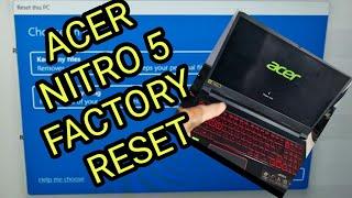 ACER NITRO 5 - RESET PC - THAT WORKS 