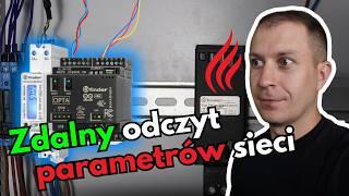 Zdalny odczyt parametrów sieci - inteligentny licznik energii Finder 7M  Modbus RTU