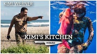 Kimis Kitchen featuring Kimi Werner and Zavier Cummings. Presented by @OluKai