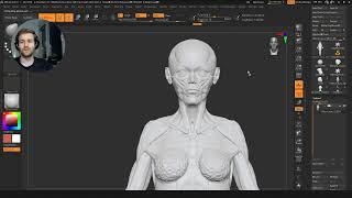 Female Anatomy Study in Zbrush - Finishing the Anatomy Study