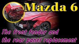 Mazda 6. Body repair. Ремонт кузова.