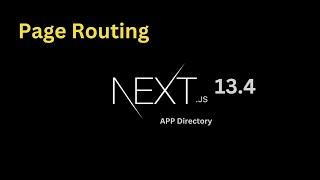 Next JS 13 - Page Routing Tutorial How to create pages
