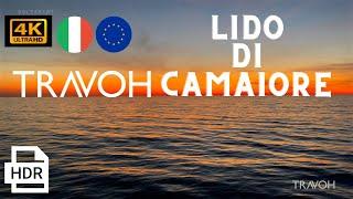 Beach Ocean Views  Lido Di Camaiore  Tuscany Italy   Walking Tour ASMR Ambience 4K HDR Travel