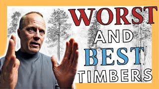 Best & Worst Wood Species for Timber Framing Doug Fir Cedar Spruce Hemlock Pine & More