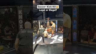 Wait the KO? #soccerkick #kickboxing #brutalko #martialarts