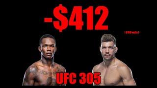 UFC 305 - Betting Recap