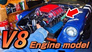 【ガレージ雑貨】V8エンジン組んでみた【エンジン模型の世界】StemNex   V8 Engine Model Kit Build Review