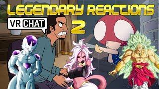 Broly and Frieza React to  Toad War and Phoners  Legendary Reactions  VRchat