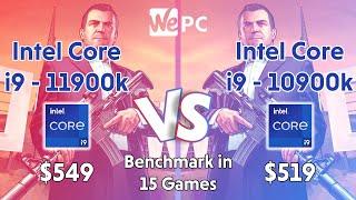 Intel Core i9-11900k VS Intel Core i9-10900k CPU Benchmark 60fps