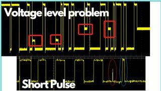 I2c Problems Voltage level and short pulse problem