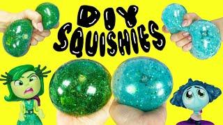 Inside Out 2 DIY How To Make Squishies with Disgust and Envy Crafts for Kids