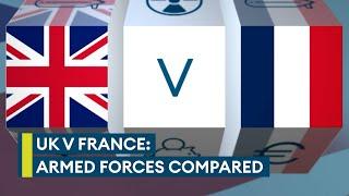 Which country has the most powerful military UK or France?