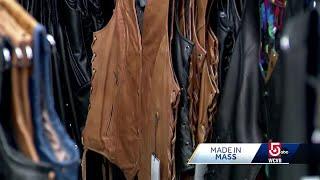 Mass. couple handcrafting leather jackets vests