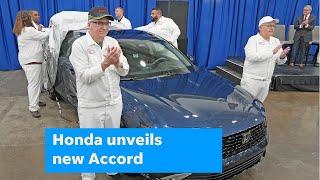 Honda unveils redesigned Accord made at Marysville Auto Plant