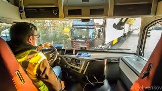 POV Driving Volvo fh13 500 EDEKA Bornheim Germany 