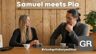 Samuel Lintaro Hopf meets Pia Parolin after her Australia trip with the RICOH GR III Diary Edition