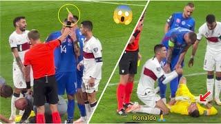 Cristiano Ronaldo Almost kill Slovakia Goalkeeper