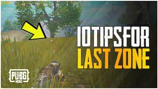 TOP 10 TIPS AND TRICKS FOR LAST ZONE  LAST CIRCLE   PUBG MOBILE GUIDE  HINDI 