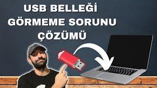 USB belleği görmeme sorunu çözümü