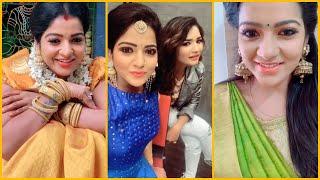 Pandian stores vijay tv serial actress Mullai Chithu latest tiktok dubsmash videos