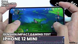 iPhone 12 Mini Genshin Impact Gaming test 2024  Apple A14 Bionic