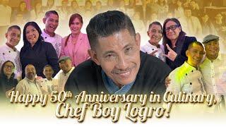 CHEF BOY LOGROS 50TH ANNIVERSARY IN CULINARY  CHEF BOY LOGRO