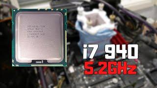 This is the Only Intel i7 940 I Ever Tried - 5.2GHz Overclock on LN2