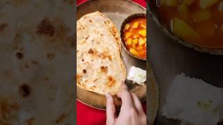 Paratha with Aloo curry for Sunday breakfast ️