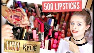 HUGE LIPSTICK DECLUTTER 500 LIPSTICKS  sophdoesnails