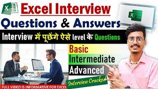 Excel interview question and answers  Job Interview in Excel  Excel Interview