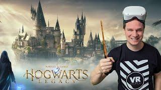 OMG WOW So spielt ihr Hogwarts Legacy mit einer VR Brille Tutorial + Gameplay