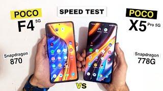 Poco F4 5G vs Poco X5 Pro 5G speed test Comparison  Unbelievable Result 