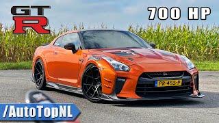 700HP NISSAN GTR R35  REVIEW on AUTOBAHN NO SPEED LIMIT by AutoTopNL