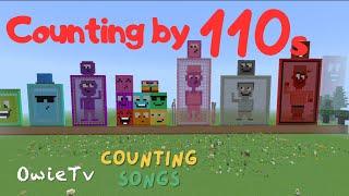 Counting by 110s Song  Minecraft Numberblocks Counting Songs  Math and Number Songs for Kids