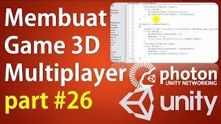 Membuat Game 3D Multiplayer Unity & Photon Part 26  33 - Koding Gameplay Player