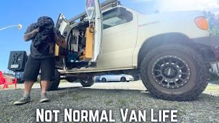 Day In The Life Of a Van Lifer Who Doesnt Live a Normal Van Life