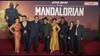 THE MANDALORIAN  Jon Favreau and the cast @ Fan Event Screening in Los Angeles  HOT CORN