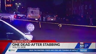Man killed in south side stabbing 1 in custody