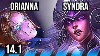 ORIANNA vs SYNDRA MID  1348  NA Challenger  14.1