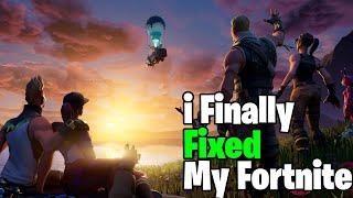 *How i Finally Fixed My Fortnite Performance* This Is How i Done It