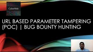 URL Based Parameter Tampering  POC  Bug Bounty Hunting