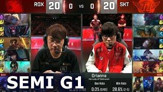 SKT vs ROX - Game 1 Semi Finals Worlds 2016  LoL S6 World Championship SK Telecom T1 vs Rox Tigers