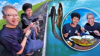 BUKA PUASA HASIL MANCING SENDIRI