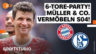 FC Bayern München – FC Schalke 04 Highlights  Bundesliga 32. Spieltag Saison 202223  sportstudio