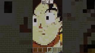 pixel art minecraft #shorts #viral #minecraftart #meme