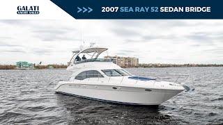 SOLD 2007 Sea Ray 52 Sedan Bridge For Sale Tommie Jo