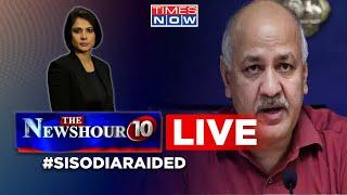 Newshour Live  CBI Raids Manish Sisodia  Excise Duty Case  BJP vs AAP  Padmaja Joshi