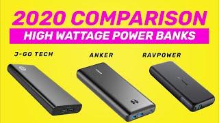 TESTED High Wattage Power Delivery Power Bank Comparison 2020