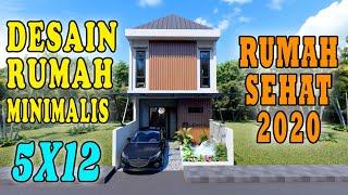 DESAIN RUMAH 5X12 MINIMALIS TROPIS RUMAH SEHAT 2020  DESIGN BY ORLEANS STUDIO