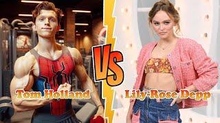 Tom Holland VS Lily-Rose Depp Johnny Depps Daughter Transformation  From Baby To 2024